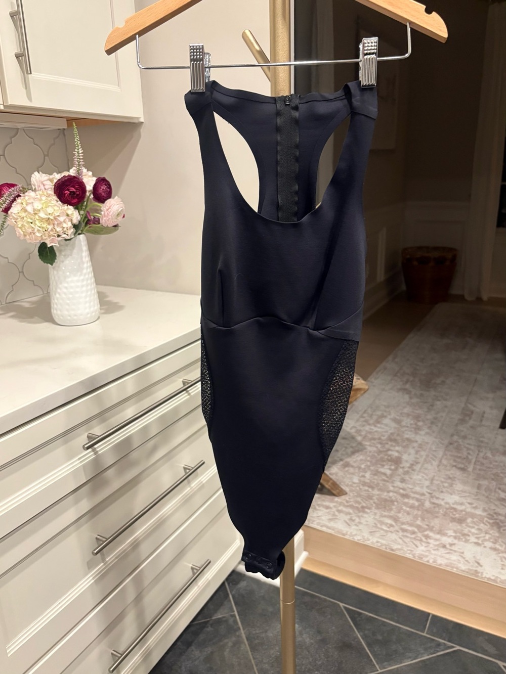 Stella McCartney Body Gamba Alin High Leg Bodysuit